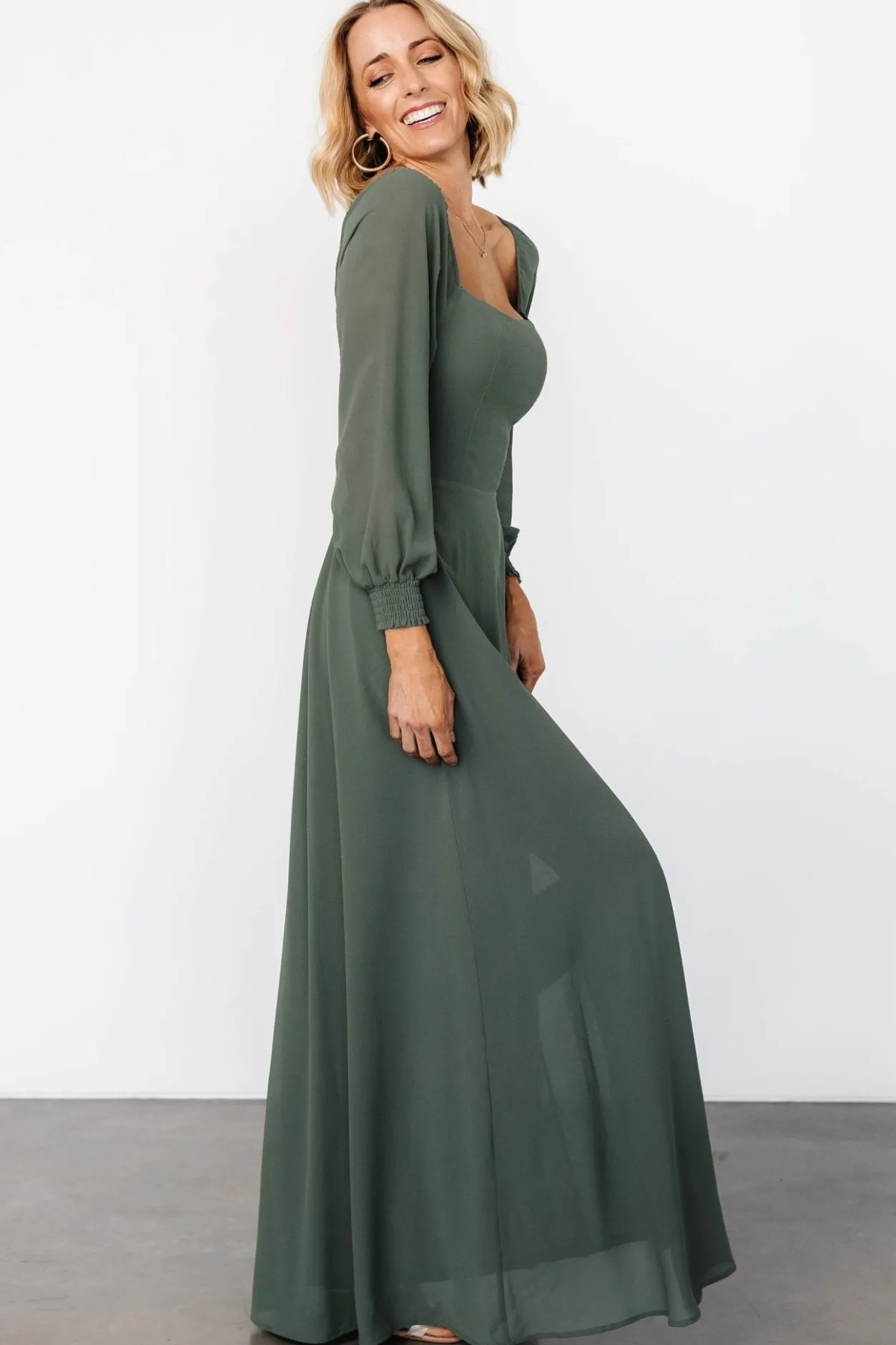 Fashion Baltic Born Giselle Maxi Dress | Dark Sage DarkSage