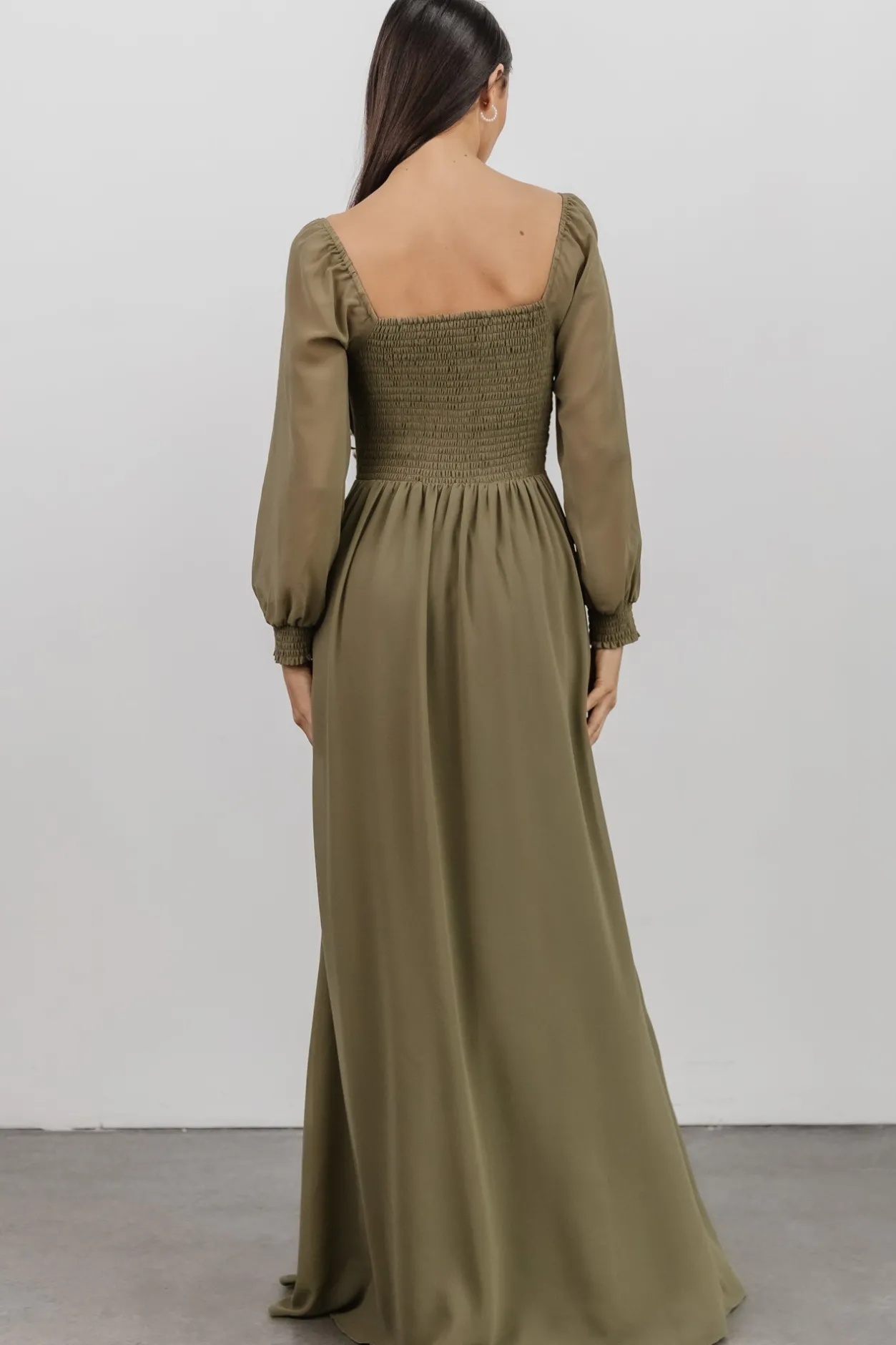 Outlet Baltic Born Giselle Maxi Dress | Dusty Olive DustyOlive