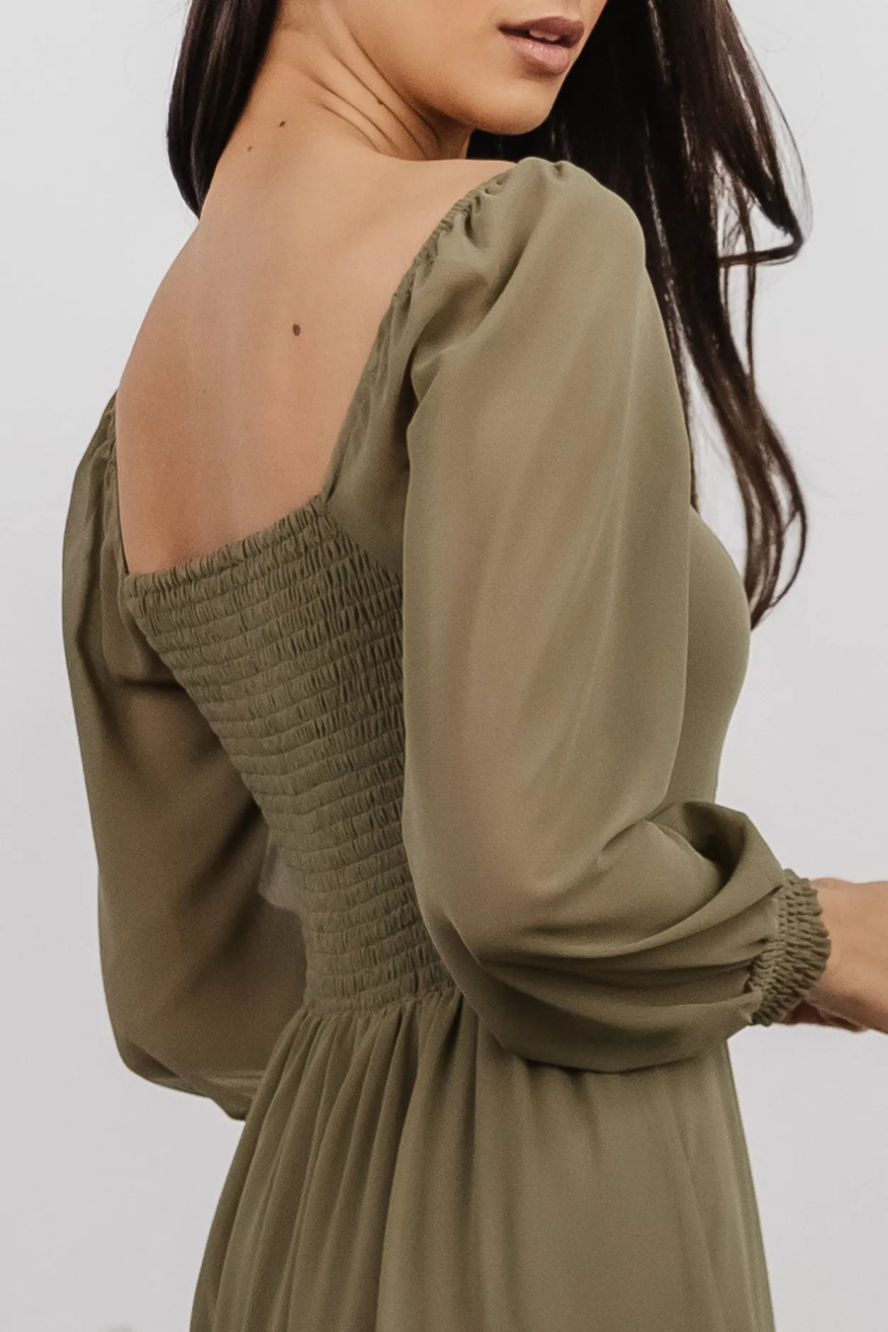 Outlet Baltic Born Giselle Maxi Dress | Dusty Olive DustyOlive