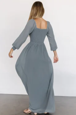 Clearance Baltic Born Giselle Maxi Dress | Dusty Blue DustyBlue