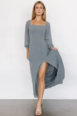Clearance Baltic Born Giselle Maxi Dress | Dusty Blue DustyBlue