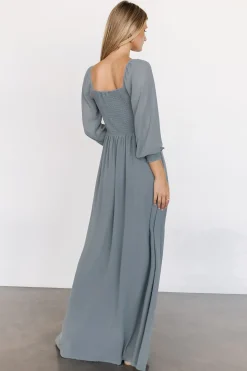 Clearance Baltic Born Giselle Maxi Dress | Dusty Blue DustyBlue