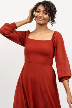 Sale Baltic Born Giselle Maxi Dress | Rust