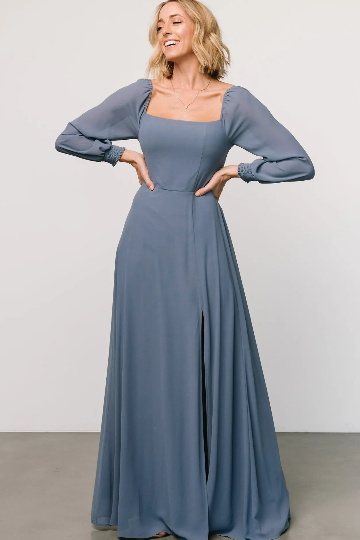 Sale Baltic Born Giselle Maxi Dress | Whisper Blue WhisperBlue