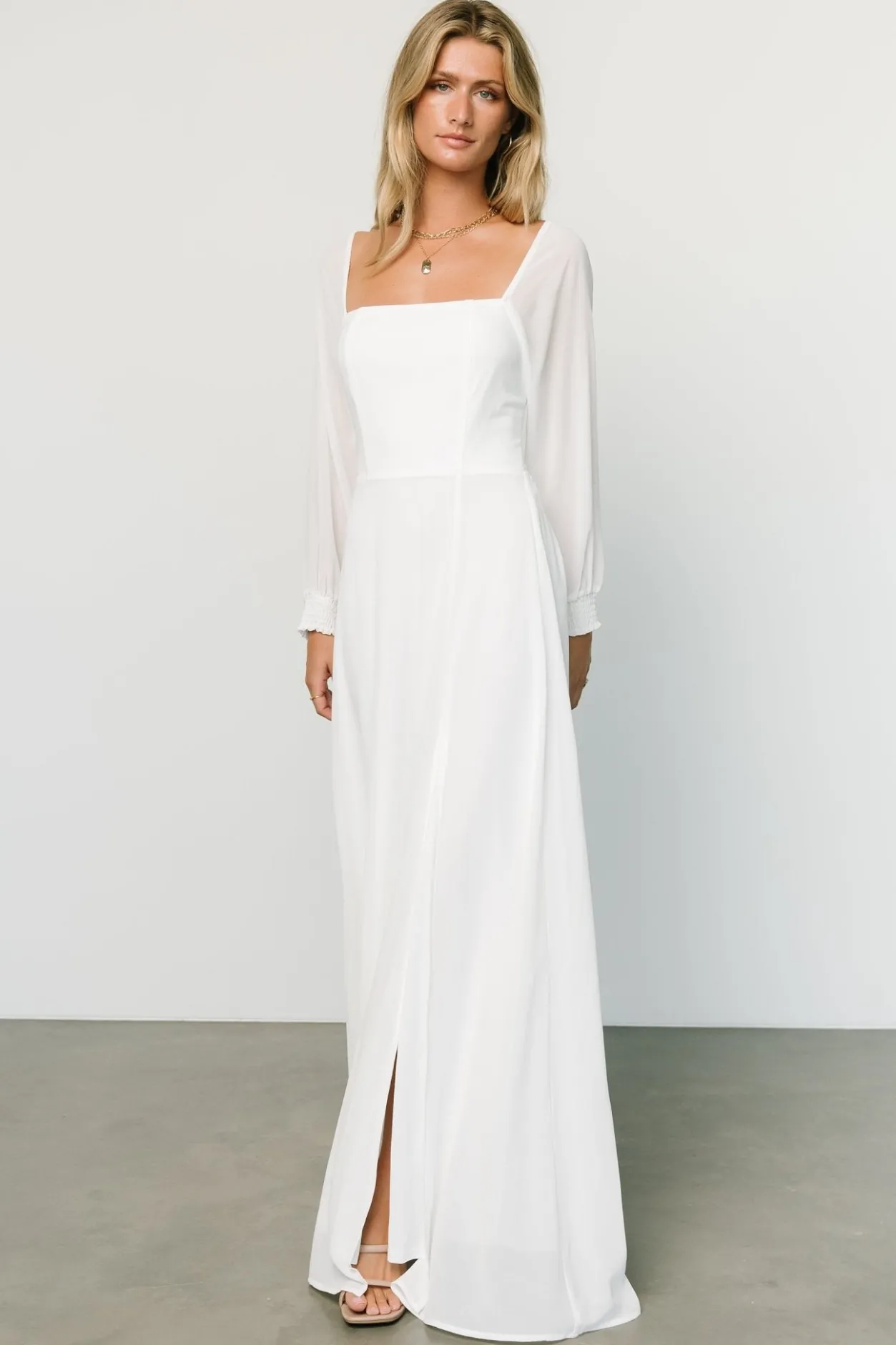 Clearance Baltic Born Giselle Maxi Dress | White