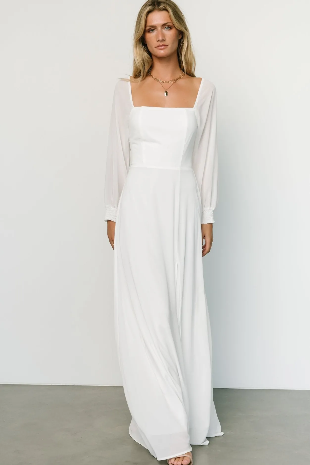 Clearance Baltic Born Giselle Maxi Dress | White