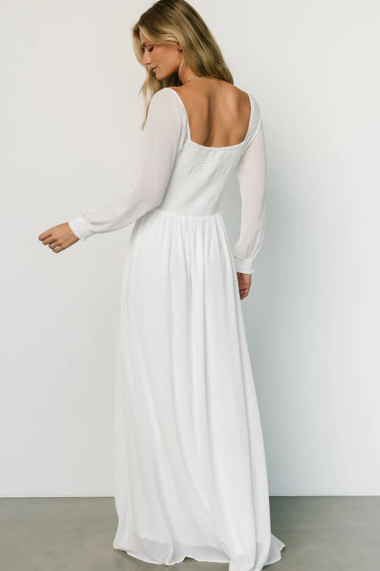 Clearance Baltic Born Giselle Maxi Dress | White