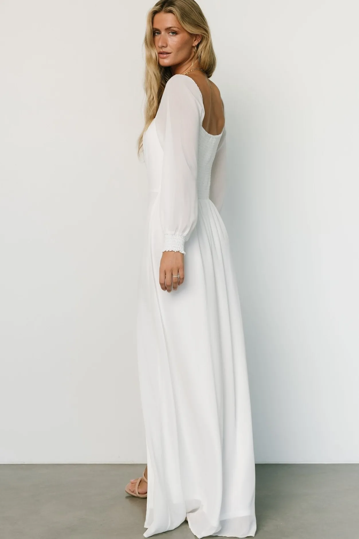 Clearance Baltic Born Giselle Maxi Dress | White