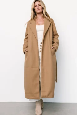 New Baltic Born Glenwood Coat | Camel