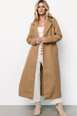 New Baltic Born Glenwood Coat | Camel