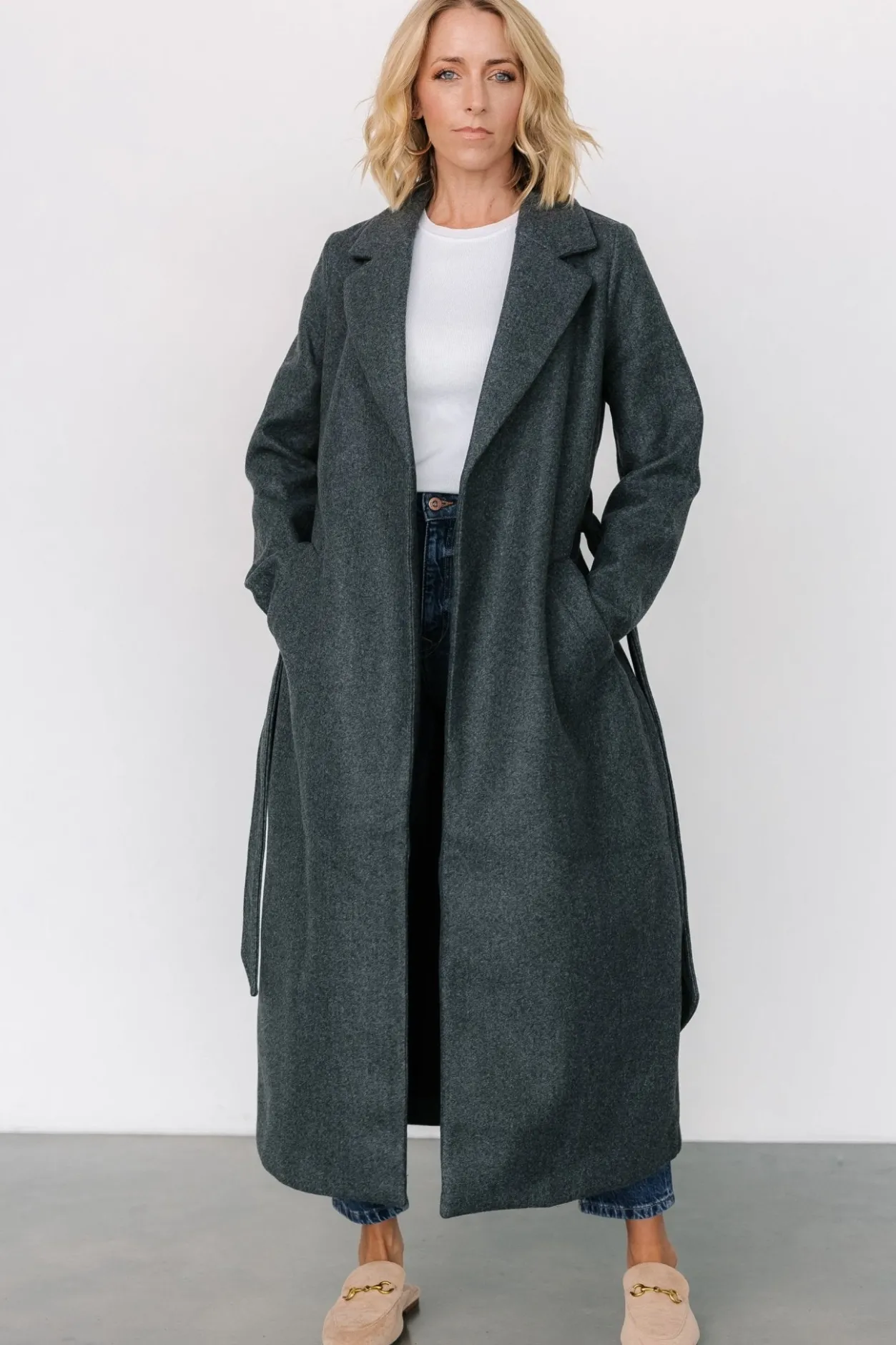 Discount Baltic Born Glenwood Coat | Dark Gray DarkGray