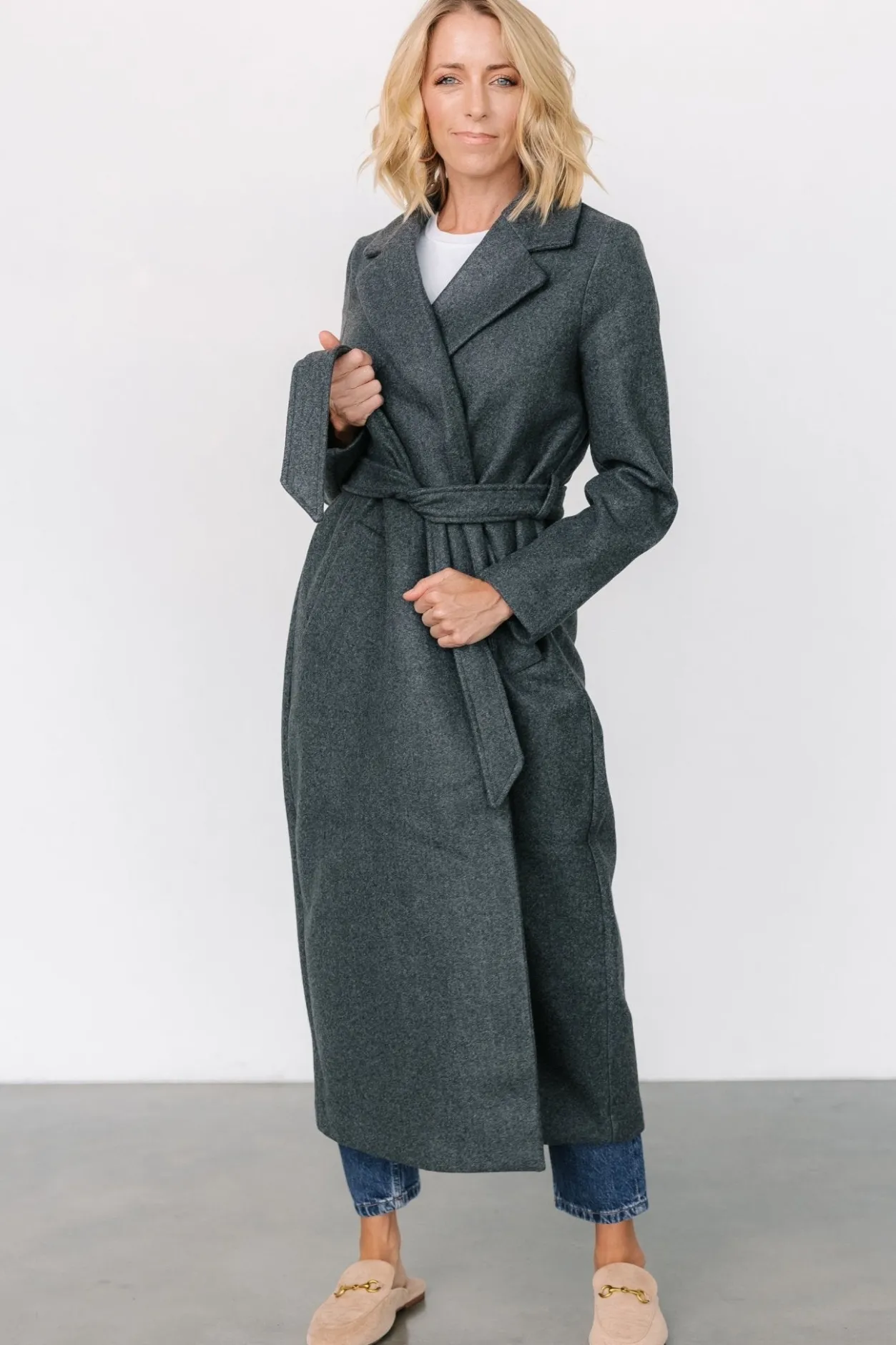 Discount Baltic Born Glenwood Coat | Dark Gray DarkGray