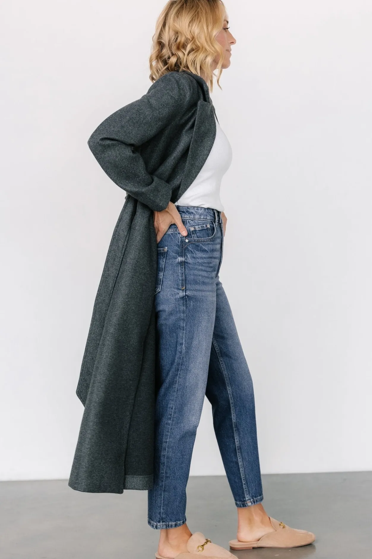 Discount Baltic Born Glenwood Coat | Dark Gray DarkGray