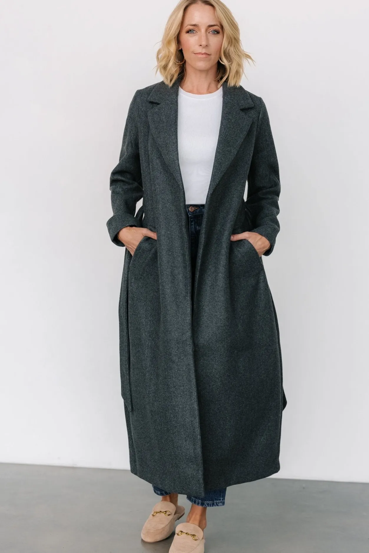 Discount Baltic Born Glenwood Coat | Dark Gray DarkGray