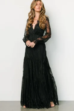 Hot Baltic Born Gloria Lace Maxi Dress | Black