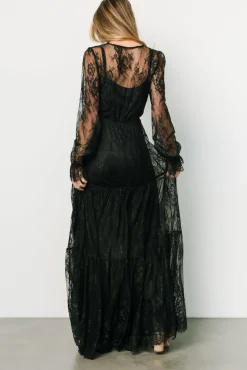Hot Baltic Born Gloria Lace Maxi Dress | Black