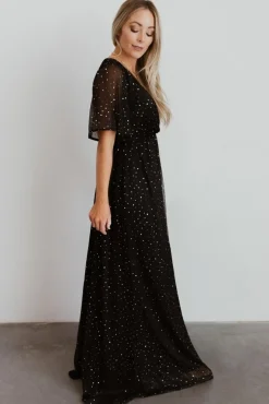 Clearance Baltic Born Grace Sparkle Gown | Black