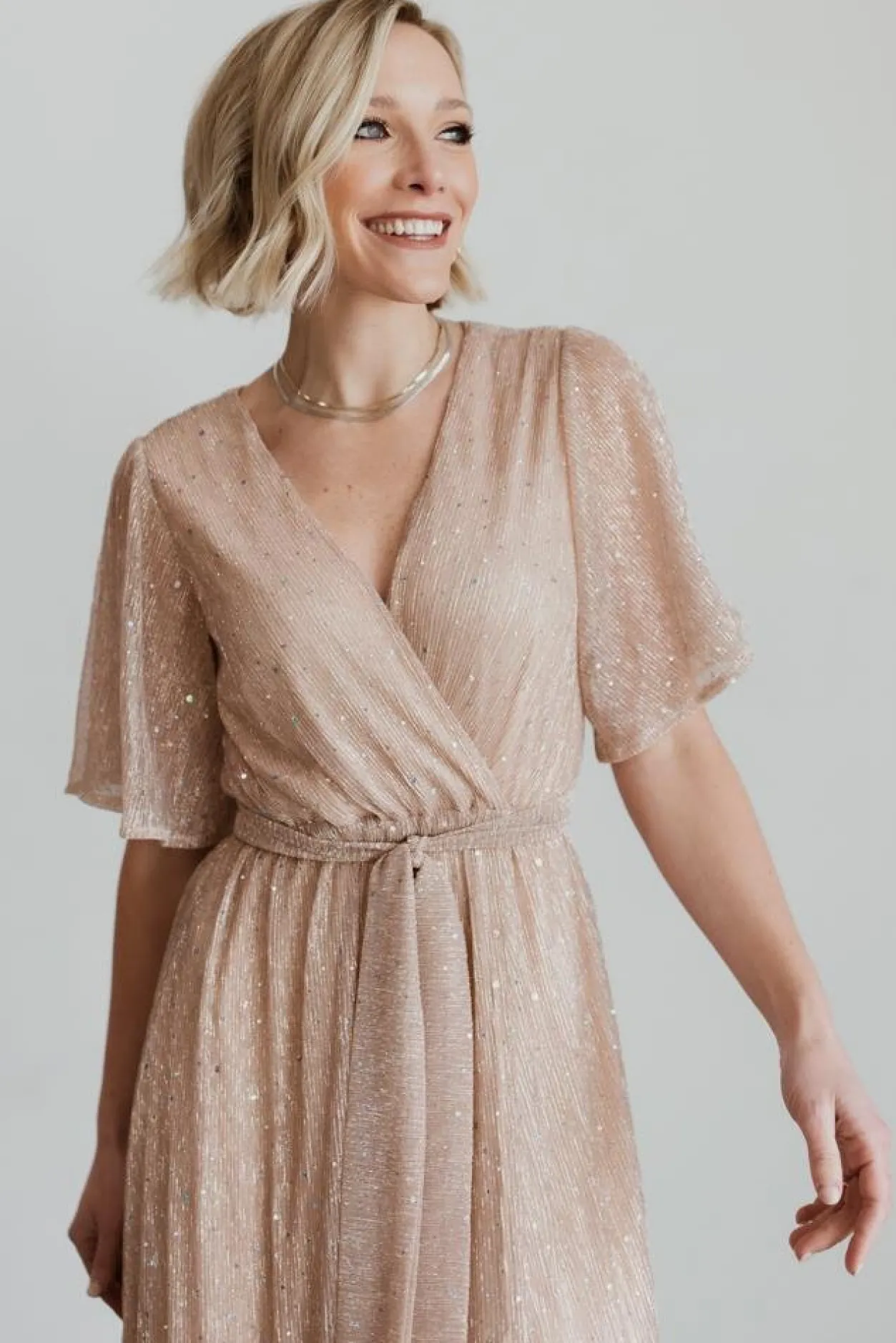 Outlet Baltic Born Grace Sparkle Gown | Champagne