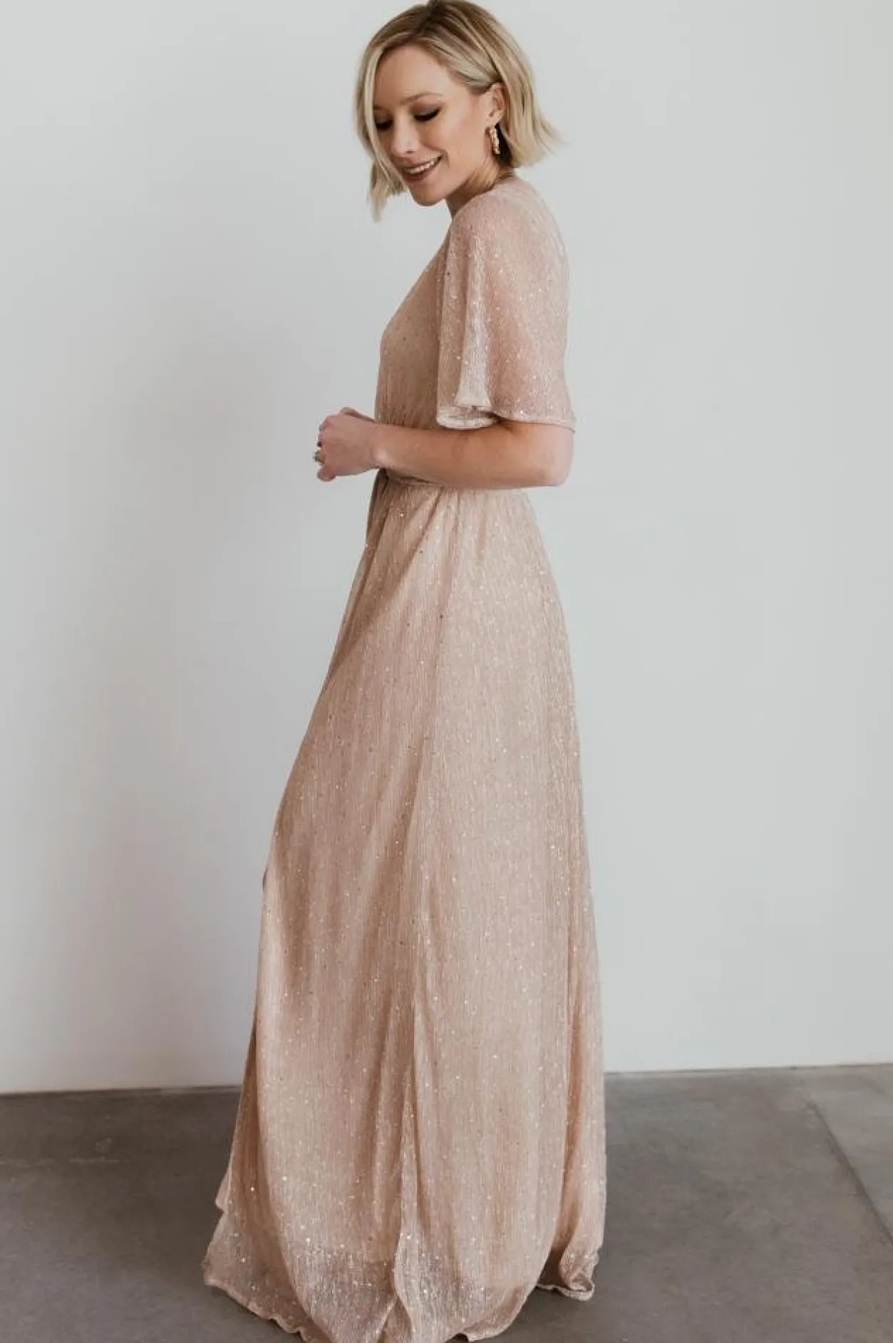 Outlet Baltic Born Grace Sparkle Gown | Champagne