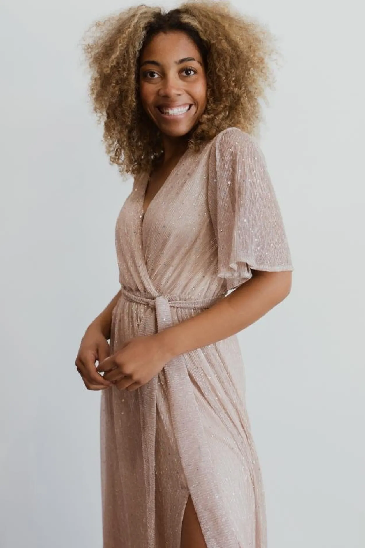 Outlet Baltic Born Grace Sparkle Gown | Champagne