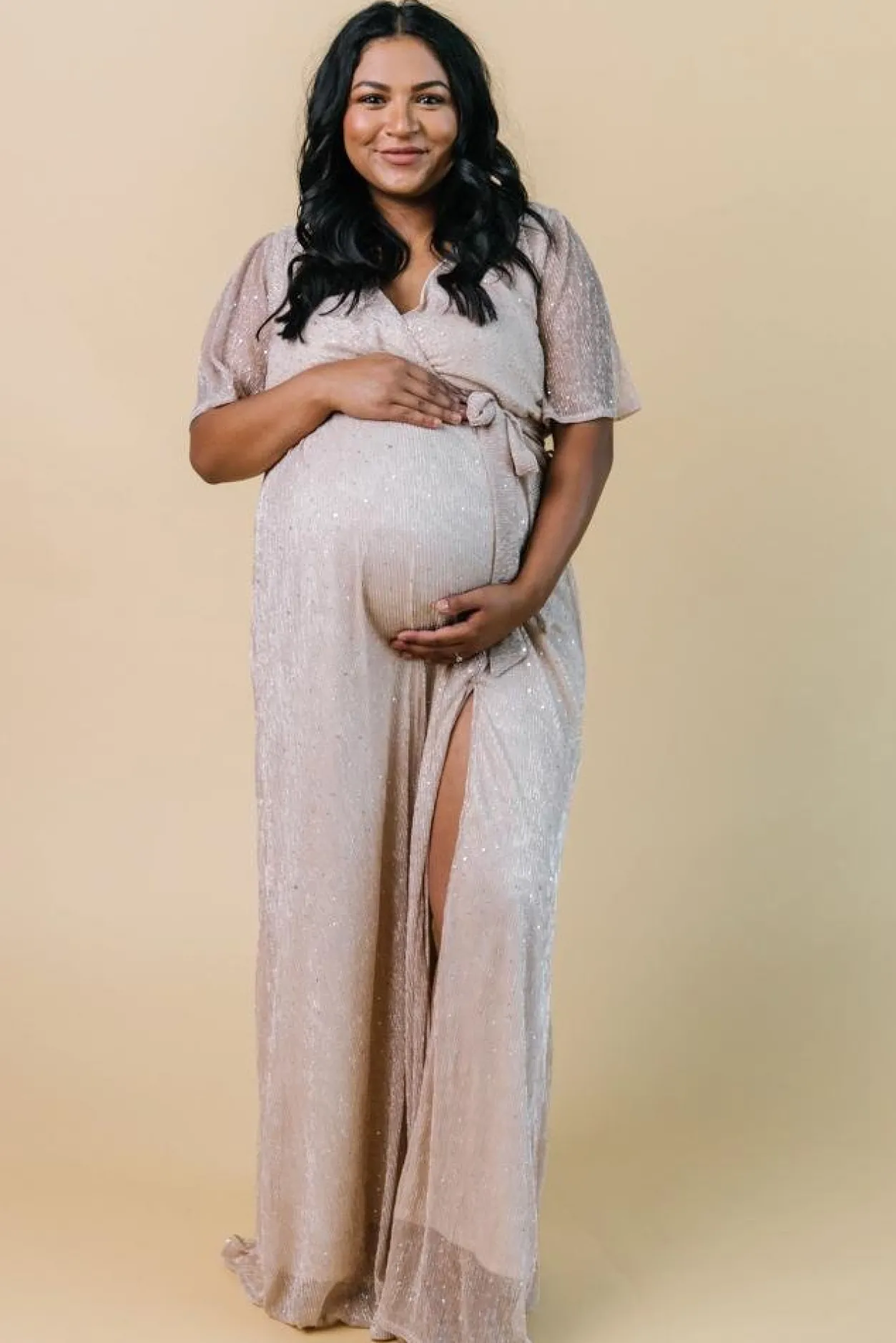 Outlet Baltic Born Grace Sparkle Gown | Champagne