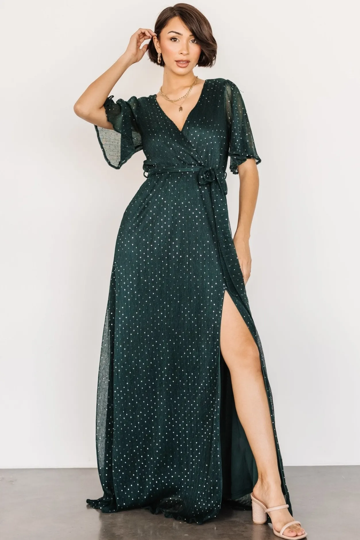 Online Baltic Born Grace Sparkle Gown | Emerald