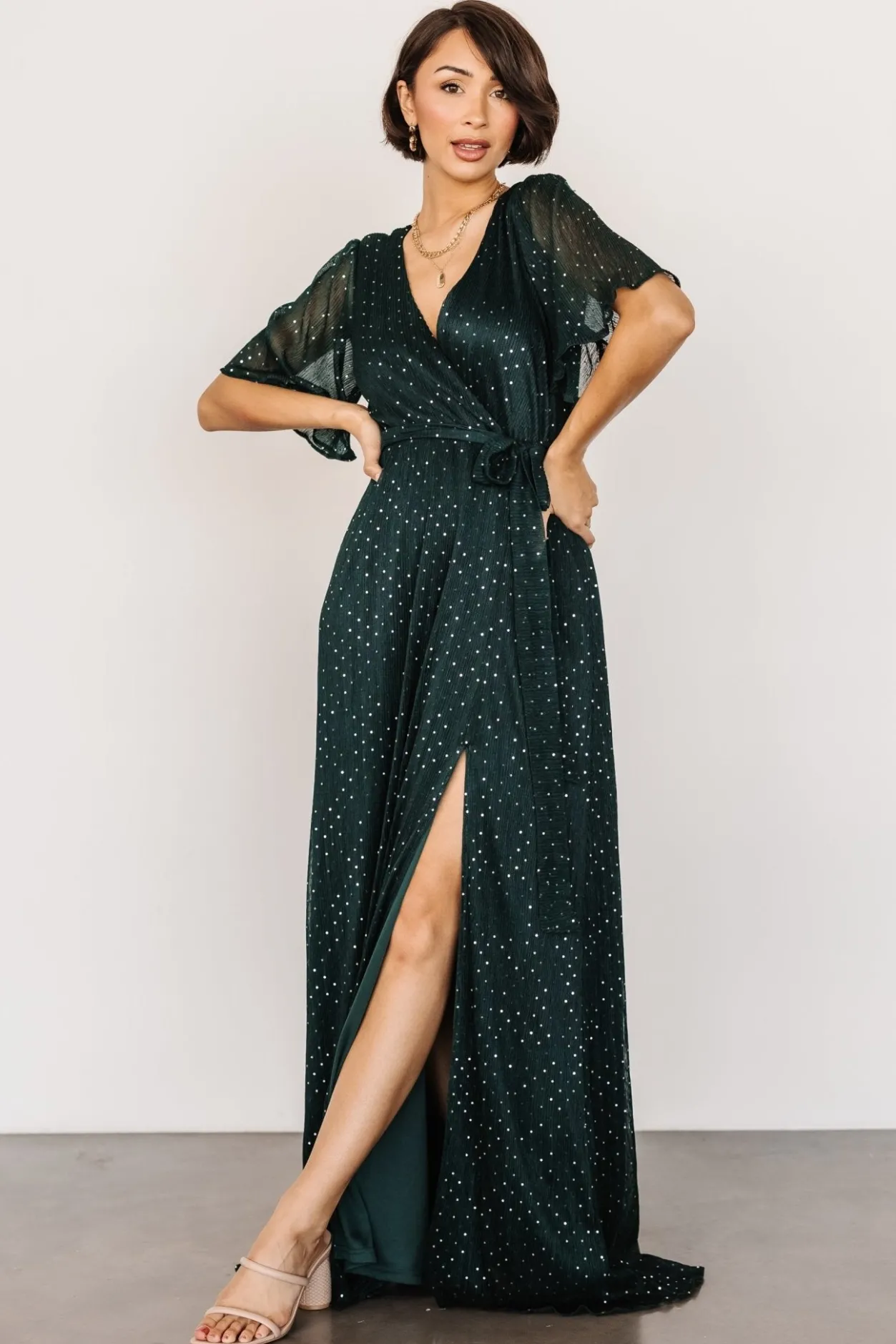 Online Baltic Born Grace Sparkle Gown | Emerald