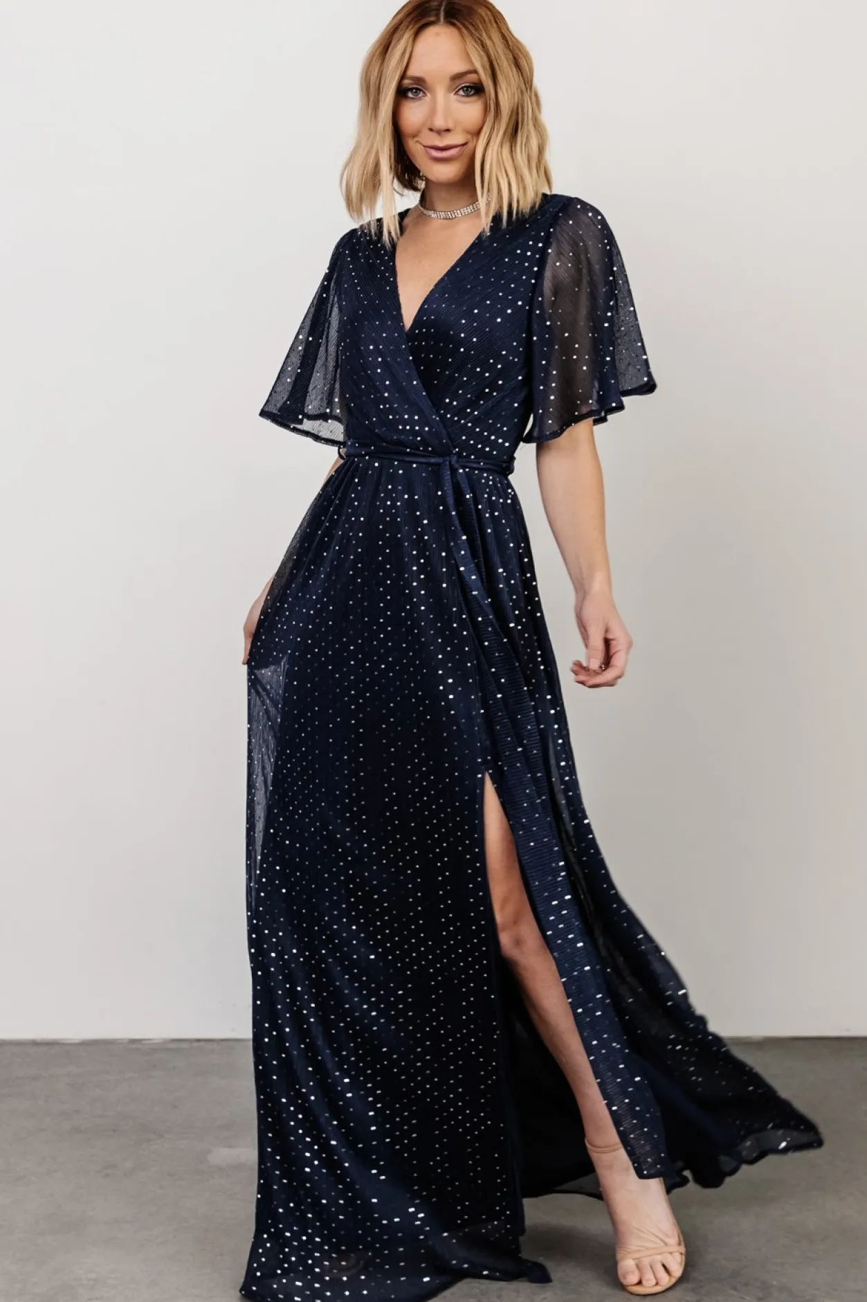 Discount Baltic Born Grace Sparkle Gown | Navy