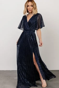 Discount Baltic Born Grace Sparkle Gown | Navy