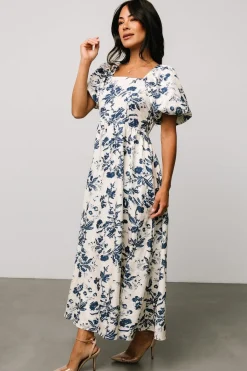 Online Baltic Born Graceland Maxi Dress | Cream + Navy Floral Cream+NavyFloral