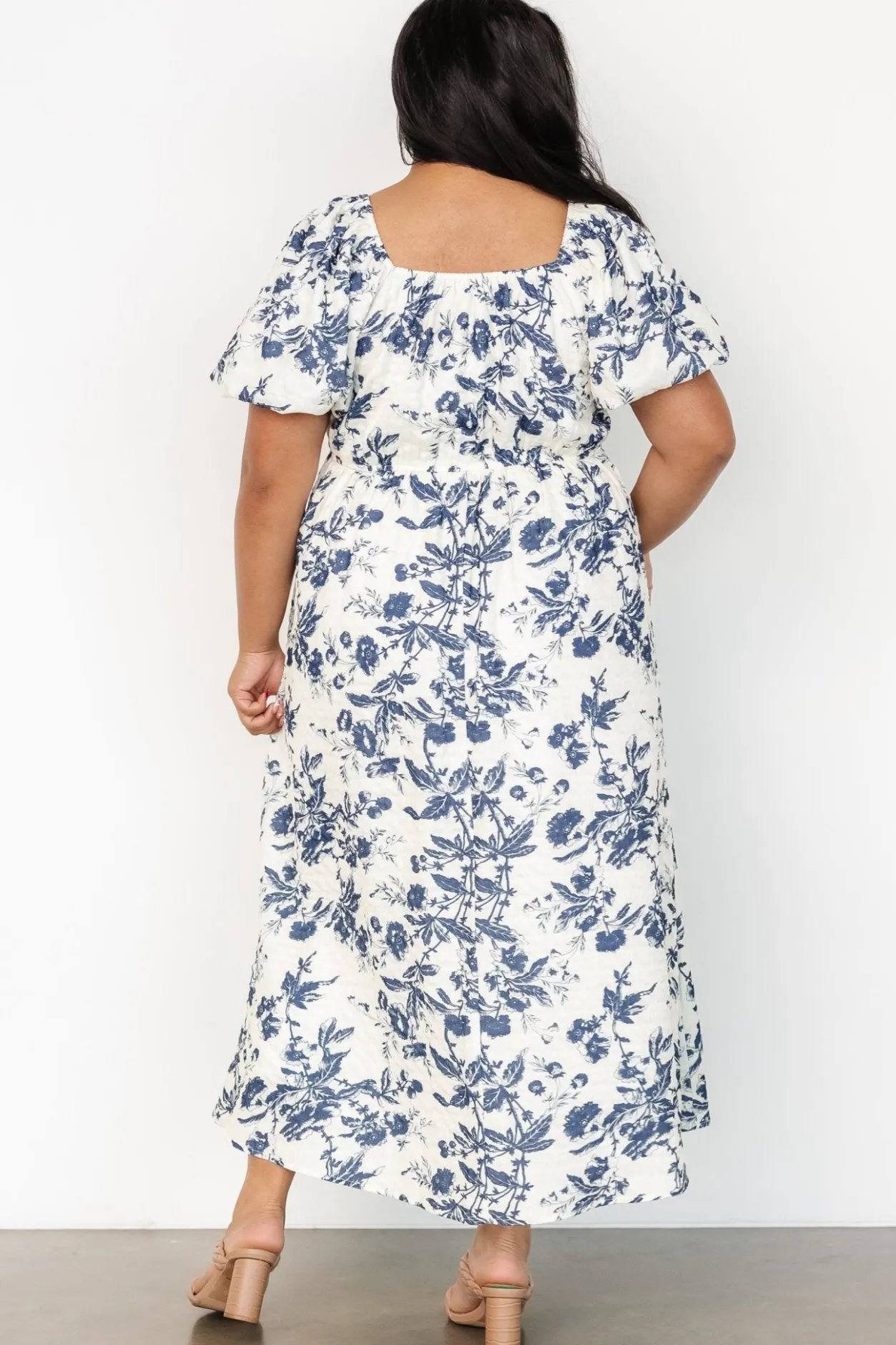 Online Baltic Born Graceland Maxi Dress | Cream + Navy Floral Cream+NavyFloral