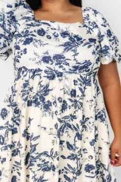 Online Baltic Born Graceland Maxi Dress | Cream + Navy Floral Cream+NavyFloral