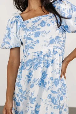 Outlet Baltic Born Graceland Maxi Dress | White + Blue Floral White+BlueFloral