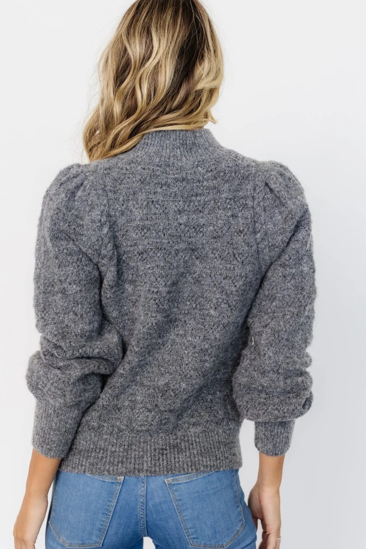 New Baltic Born Grayson Sweater | Charcoal