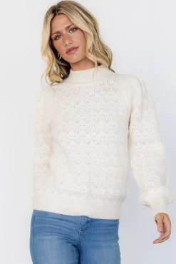 Discount Baltic Born Grayson Sweater | Cream