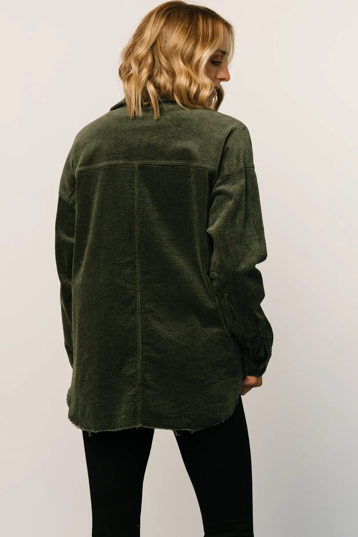 Discount Baltic Born Greeley Corduroy Jacket | Deep Green DeepGreen