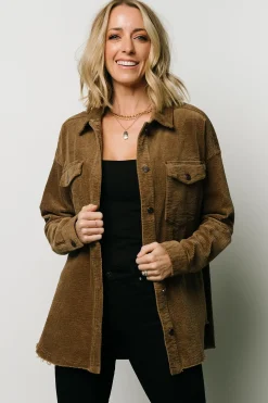 Discount Baltic Born Greeley Corduroy Jacket | Coffee