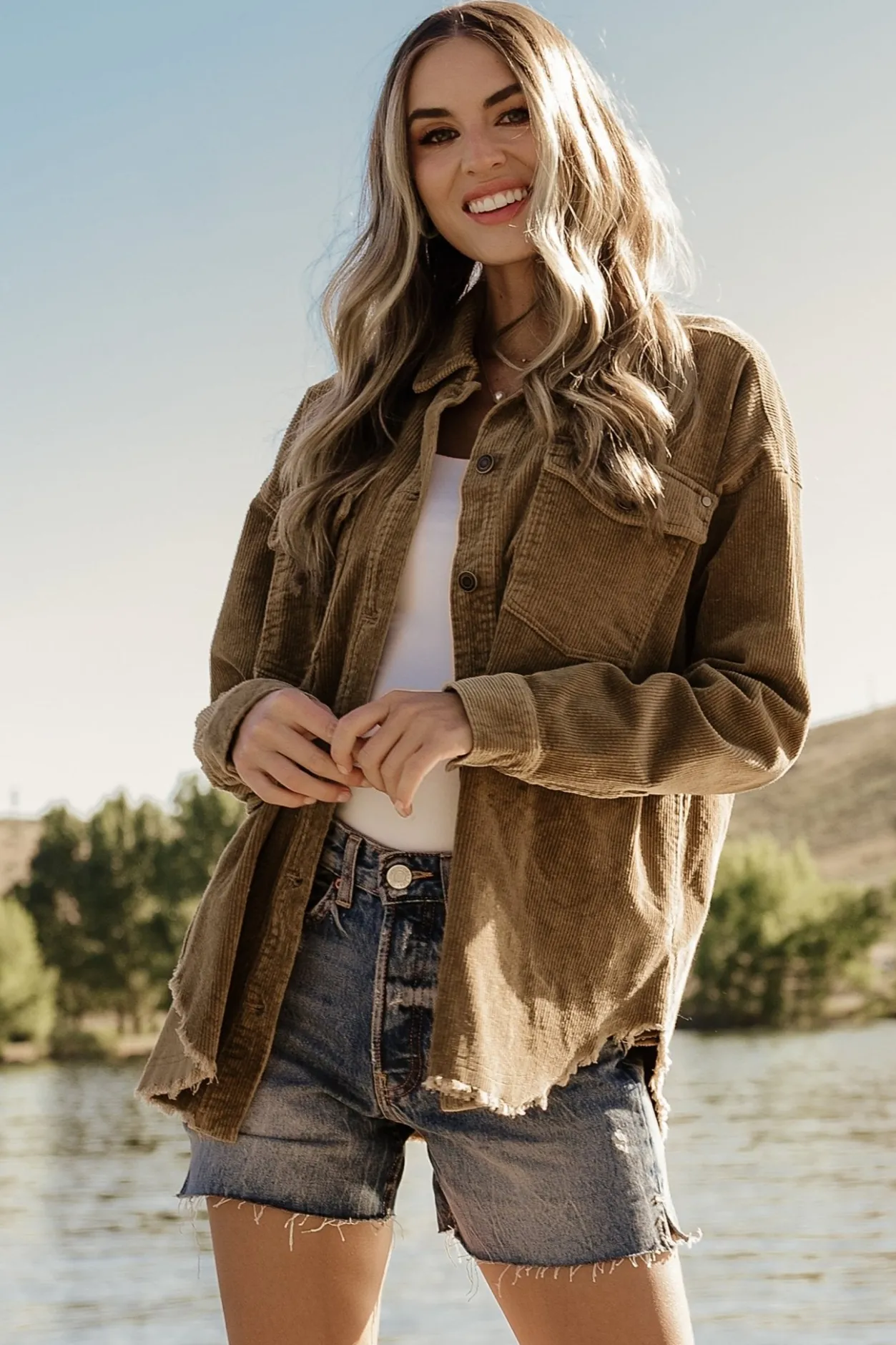 Discount Baltic Born Greeley Corduroy Jacket | Coffee