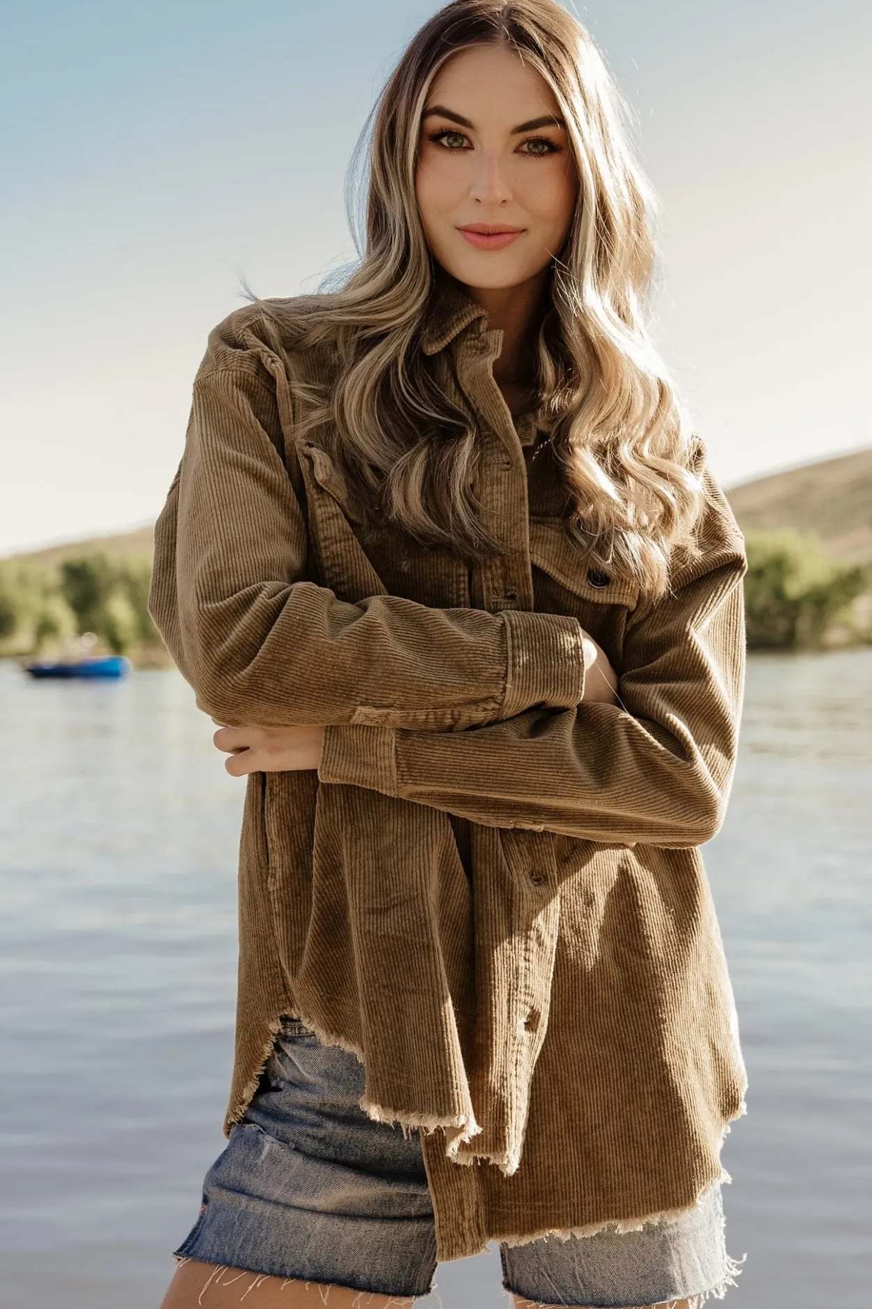 Discount Baltic Born Greeley Corduroy Jacket | Coffee