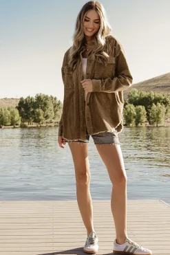 Discount Baltic Born Greeley Corduroy Jacket | Coffee