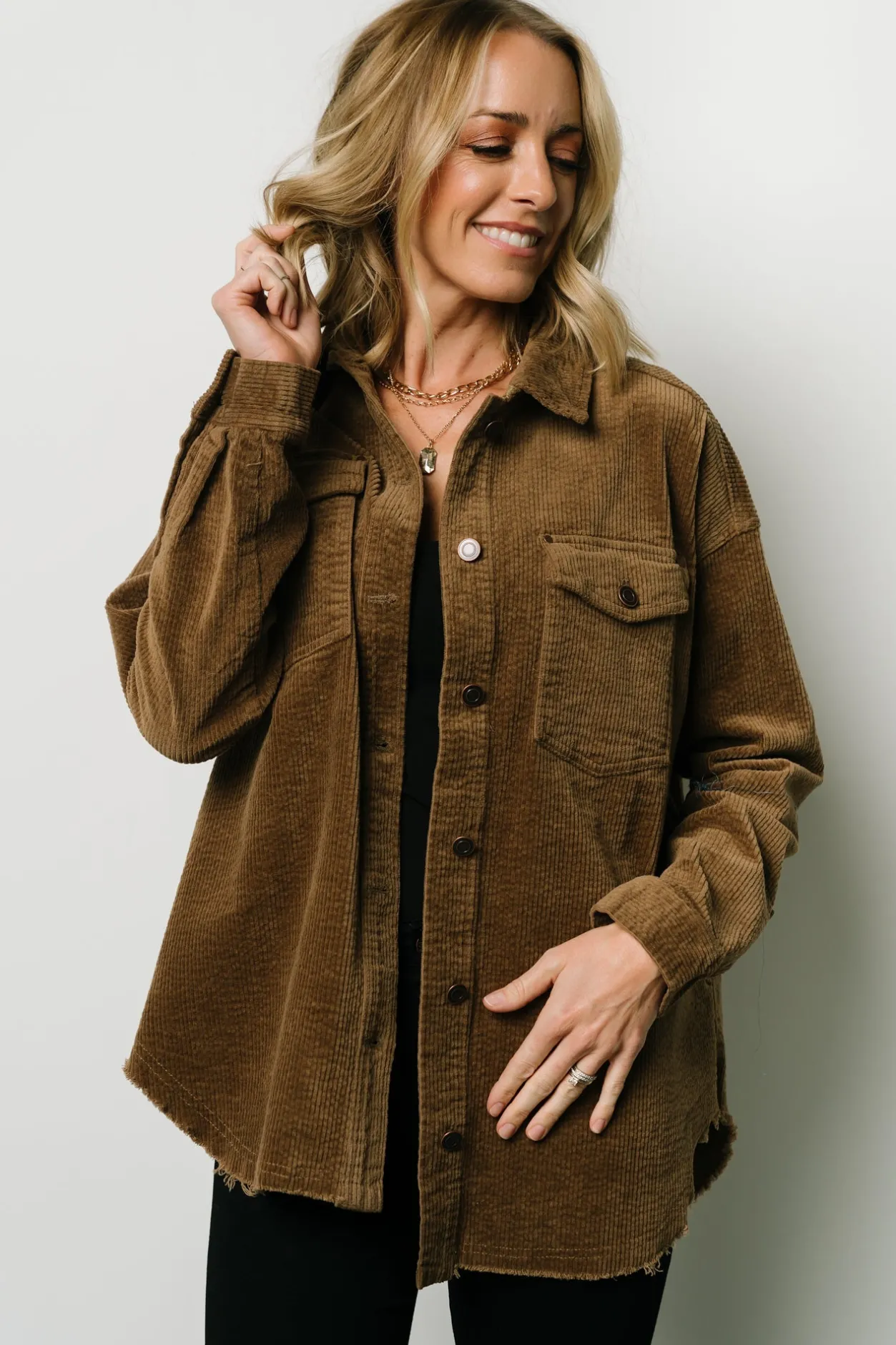 Discount Baltic Born Greeley Corduroy Jacket | Coffee