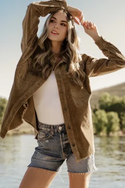 Discount Baltic Born Greeley Corduroy Jacket | Coffee