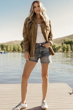 Discount Baltic Born Greeley Corduroy Jacket | Coffee
