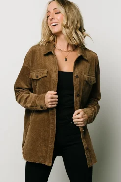 Discount Baltic Born Greeley Corduroy Jacket | Coffee