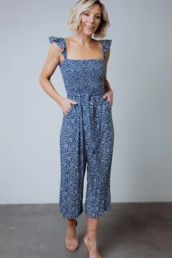 Outlet Baltic Born Hadley Smocked Jumpsuit | Navy