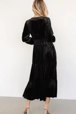 Hot Baltic Born Harley Velvet Dress | Black