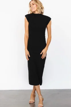 New Baltic Born Harriet Midi Dress | Black