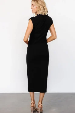 New Baltic Born Harriet Midi Dress | Black