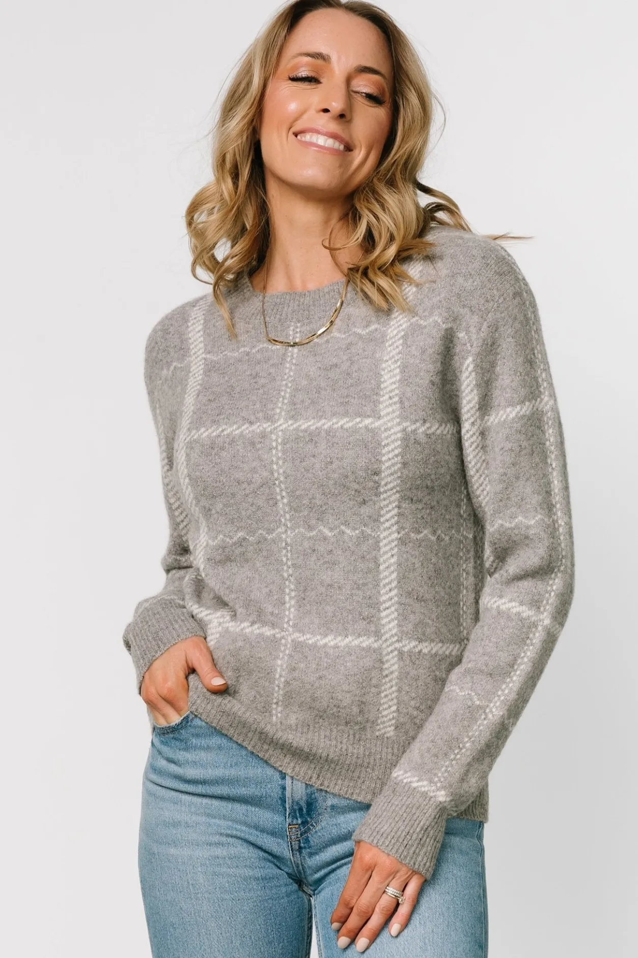Clearance Baltic Born Hartley Sweater | Gray