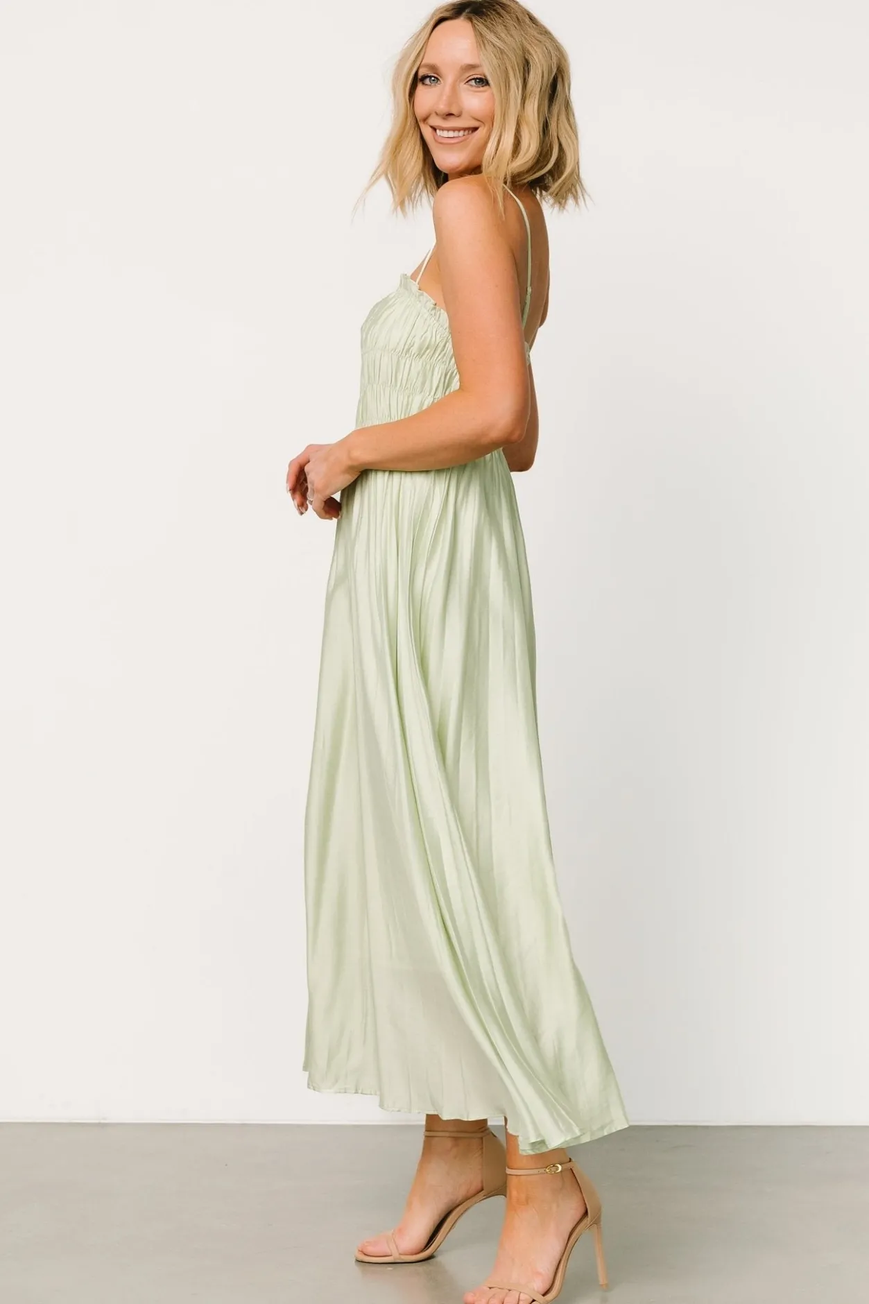 Outlet Baltic Born Hattie Maxi Dress | Light Sage LightSage